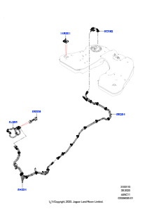 10AA Kraftstoffleitungen L460 NEW RANGE ROVER 2022 > (L460),4.4L V8 Turbo Petrol(NC11)