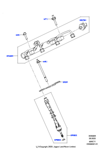 05AA Einspritzventile und Leitungen L460 NEW RANGE ROVER 2022 > (L460),4.4L V8 Turbo Petrol(NC11)