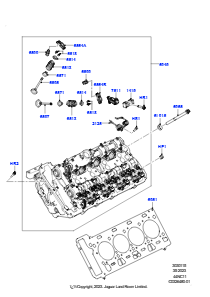15AA Zylinderkopf L460 NEW RANGE ROVER 2022 > (L460),4.4L V8 Turbo Petrol(NC11)