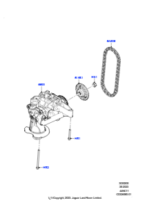05AA Ölpumpe L460 NEW RANGE ROVER 2022 > (L460),4.4L V8 Turbo Petrol(NC11)