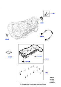10AA Externe Bauteile - Getriebe L460 NEW RANGE ROVER 2022 > (L460),4.4L V8 Turbo Petrol(NC11)