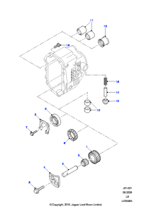 Schaltgetriebe - äußere Bauteile