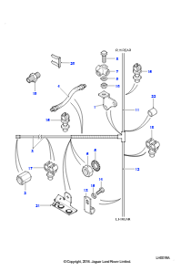 Bremsleitungen hinten Less Anti-Lock Braking System