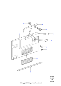 Hecktür-Verkleidung