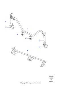 Verankerung - Rücksitze Less Bulkhead