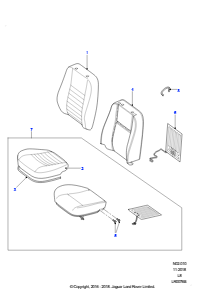 Bezüge - Vordersitz County (Grey) Vinyl