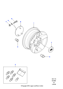 Scheibenräder/Reserveradaufnahme