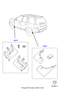 90Z Schmutzfänger L359 FREELANDER 2 2006 - 2014 (L359)