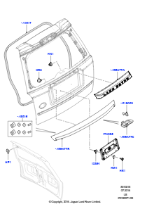 15B Tür - Gepäckraum L359 FREELANDER 2 2006 - 2014 (L359)