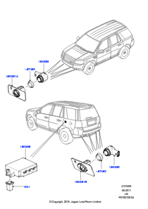 05 Einparkhilfe L359 FREELANDER 2 2006 - 2014 (L359)