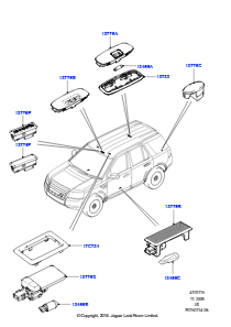 15 Innenleuchten L359 FREELANDER 2 2006 - 2014 (L359)