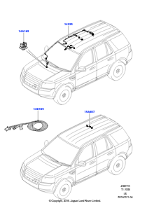 15B Kabelstrang - Karosserie u. Heck L359 FREELANDER 2 2006 - 2014 (L359)