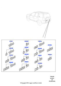 05B Schriftzüge L359 FREELANDER 2 2006 - 2014 (L359),Standard-Elektroanlasser