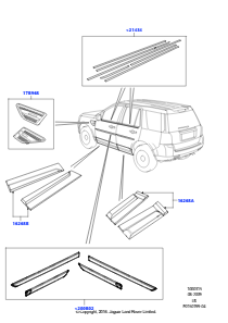 15 Karosserie-Verzierungssätze - Seite L359 FREELANDER 2 2006 - 2014 (L359)