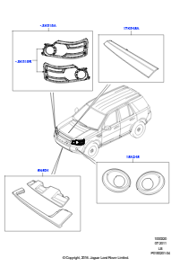 20B Karosserie-Verzierungssätze - vorn L359 FREELANDER 2 2006 - 2014 (L359)