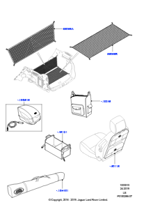 10 Zubehör Ablagen-Satz L359 FREELANDER 2 2006 - 2014 (L359)