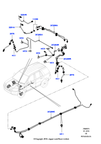 15A Bremsleitungen vorn L359 FREELANDER 2 2006 - 2014 (L359),Rechtslenker