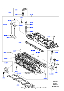 15 Zylinderkopf L550 DISCOVERY SPORT 2015 > (L550),2,2L DOHC EFI TC DW12