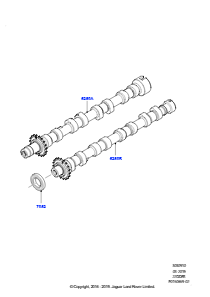 10 Nockenwelle L538 RANGE ROVER EVOQUE 2012 - 2018 (L538),2,2L DOHC EFI TC DW12