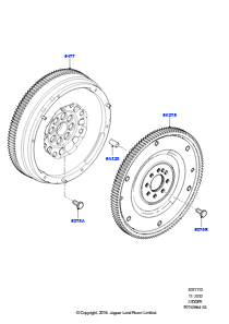 10 Schwungscheibe L550 DISCOVERY SPORT 2015 > (L550),2,2L DOHC EFI TC DW12