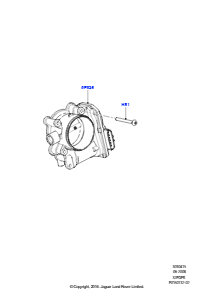 15 Drosselklappengehäuse L359 FREELANDER 2 2006 - 2014 (L359),3.2L DOHC MPI Benziner I6