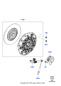 05 Kupplung L538 RANGE ROVER EVOQUE 2012 - 2018 (L538),Werk Halewood