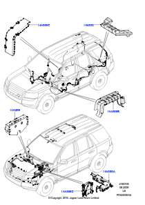 05 Kabelabdeckungen L359 FREELANDER 2 2006 - 2014 (L359)