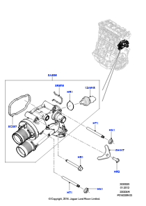 20 Thermostat/Gehäuse und Anbauteile L550 DISCOVERY SPORT 2015 > (L550),2,2L DOHC EFI TC DW12