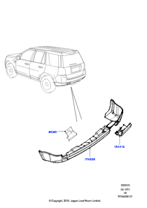 25B Karosserie-Verzierungssätze – hint. L359 FREELANDER 2 2006 - 2014 (L359)