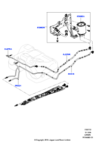 10B Kraftstoffleitungen L359 FREELANDER 2 2006 - 2014 (L359),3.2L DOHC MPI Benziner I6