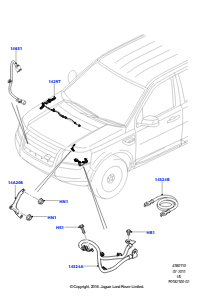 10A Kabelstrang - Motor u. Spritzwand L359 FREELANDER 2 2006 - 2014 (L359)