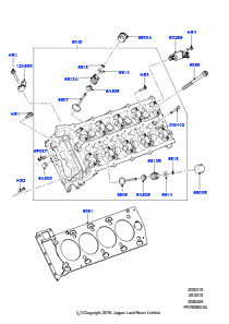 15A Zylinderkopf L320 RANGE ROVER SPORT 2010 - 2013 (L320),5.0L OHC SGDI SGM V8 Benzin - AJ133