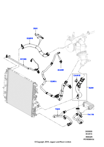 05C Leitungen u. Schläuche - Kühlsystem L320 RANGE ROVER SPORT 2010 - 2013 (L320),5.0L OHC SGDI SGM V8 Benzin - AJ133