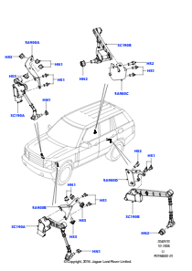 10 Steuerung/Elektrik, Luftfederung L322 RANGE ROVER 2010 - 2012 (L322)