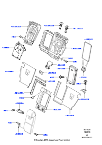 25B Rücksitzlehne L322 RANGE ROVER 2010 - 2012 (L322)