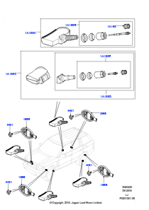 20 Reifendrucküberwachung L322 RANGE ROVER 2010 - 2012 (L322)