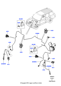 15A Bremsleitungen vorn L322 RANGE ROVER 2010 - 2012 (L322),Linkslenker