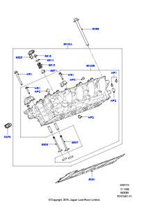 15A Zylinderkopf L322 RANGE ROVER 2010 - 2012 (L322),3.6L V8 32V DOHC EFi Diesel Lion