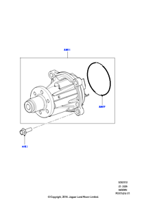 10 Wasserpumpe L322 RANGE ROVER 2010 - 2012 (L322),3.6L V8 32V DOHC EFi Diesel Lion