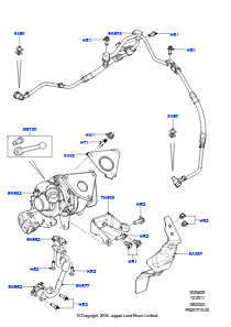 25B Turbolader L322 RANGE ROVER 2010 - 2012 (L322),3.6L V8 32V DOHC EFi Diesel Lion