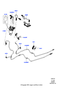 10A Kraftstoffleitungen L322 RANGE ROVER 2010 - 2012 (L322),3.6L V8 32V DOHC EFi Diesel Lion