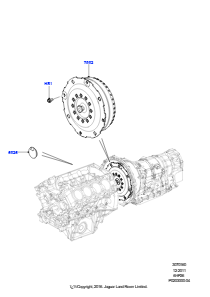 60 Drehmomentwandler L320 RANGE ROVER SPORT 2010 - 2013 (L320),3.6L V8 32V DOHC EFi Diesel Lion