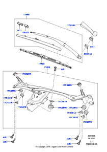 05A Scheibenwischer L322 RANGE ROVER 2010 - 2012 (L322)