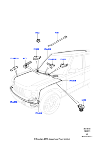 10B Scheibenwaschanlage L322 RANGE ROVER 2010 - 2012 (L322)