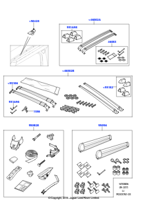 06 Montagesätze – Dachgepäckträger L322 RANGE ROVER 2010 - 2012 (L322)