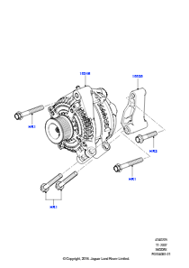 05A Generator u. Befestigungen L322 RANGE ROVER 2010 - 2012 (L322),3.6L V8 32V DOHC EFi Diesel Lion