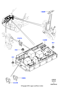 20A Sicherungen, Halter & Überlastsch. L322 RANGE ROVER 2010 - 2012 (L322)