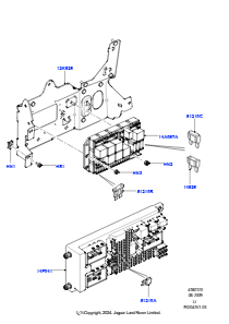 20B Sicherungen, Halter & Überlastsch. L322 RANGE ROVER 2010 - 2012 (L322)