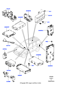 05A Module u. Sensoren - Fahrzeug L322 RANGE ROVER 2010 - 2012 (L322)