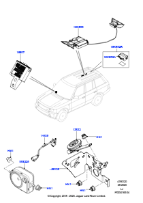 20 Alarmanlage L322 RANGE ROVER 2010 - 2012 (L322)